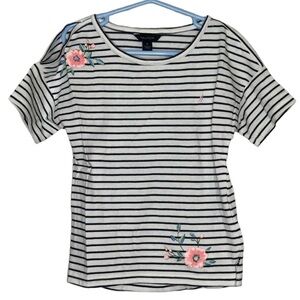 Nautica striped t-shirt with flower detail, NWT, 5